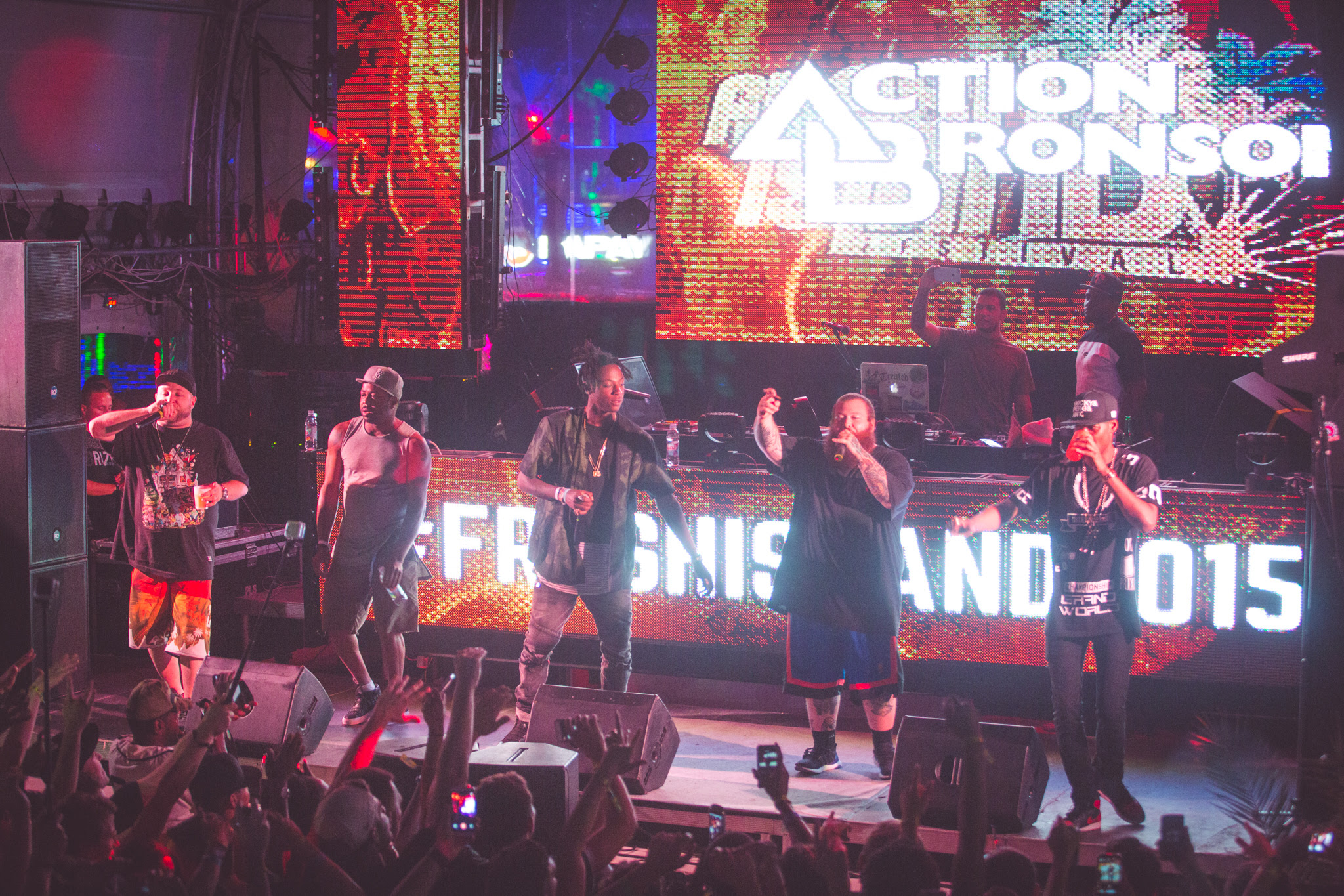 Statik Selektah, Just Blaze, Joey Bada$$, Action Bronson & Danny Brown @ Fresh Island 2015